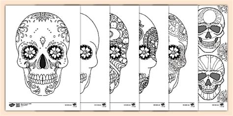 Day of the Dead Mindfulness Colouring Activity
