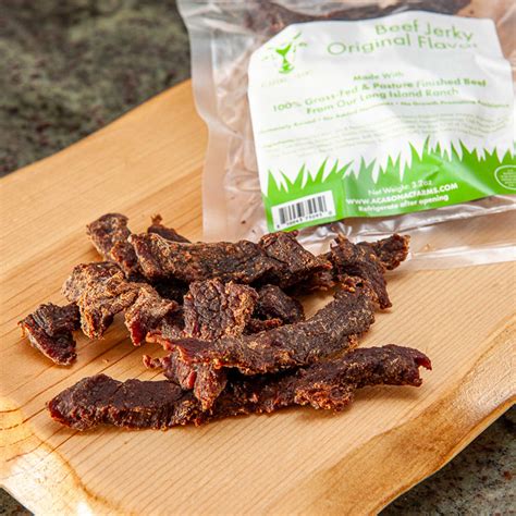 Local 100% Grass Fed Beef Jerky | Acabonac Farms