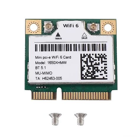 1650XHMW AX200 WiFi 6 Mini PCIe Card | BT 5.1 Module