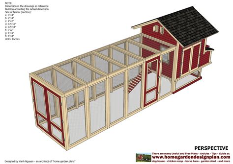 Chicken Coop With Run Plans at Carla Brown blog