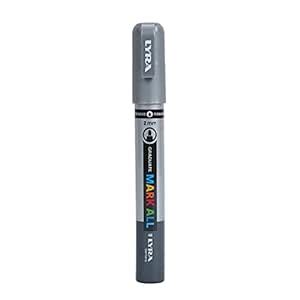 Lyra Graduate Mark All 2.0mm Permanent Art Marker (Silver, Pack of 1 ...