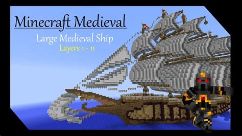 Image result for Minecraft Medieval Ship Tutorial