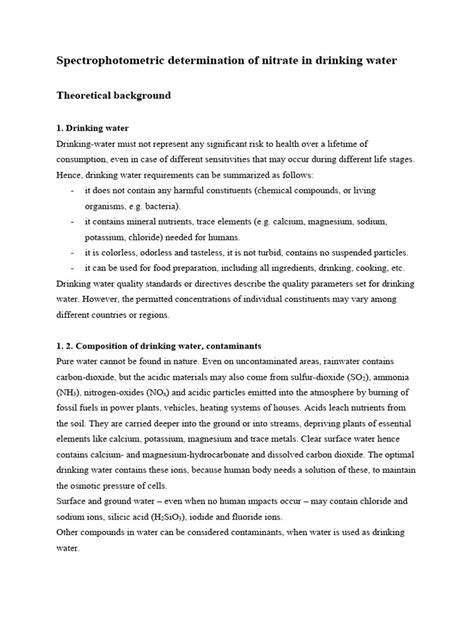 Image result for Nitrate Test Using Spectrophotometer Method