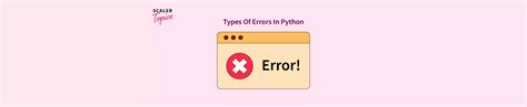Image result for Different Error Types Python