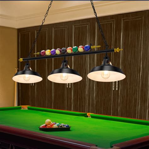 Pool Table Light Fixture