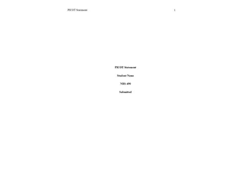 Image result for Picot Paper Example