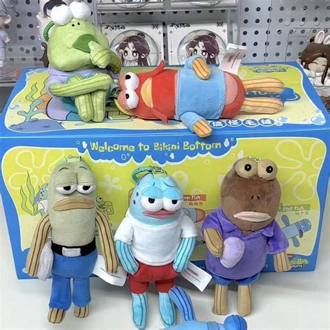 SPONGEBOB 1PC Bikini Botton Buddies Series Funny Blind Box Dolls ...