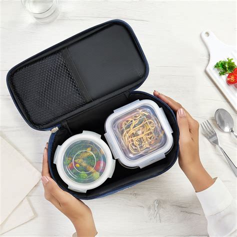 Borosil Borosil Mealbox Blue Universal Glass Lunchbox