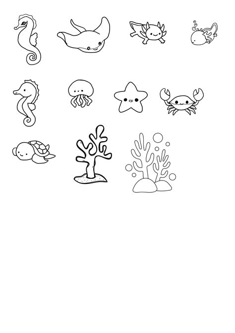 Easy to Draw Ocean Animals