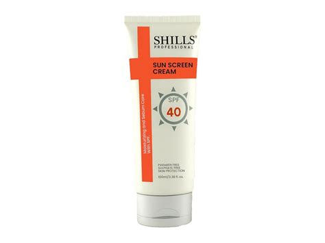 Shills Professional UV Sun Block Cream, SPF 30 PA, Paraben-Free, Moist ...