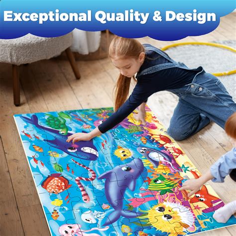 Snapklik.com : Giant Floor Puzzles For Kids Ages 4-6 - 2x3 Feet 48 ...