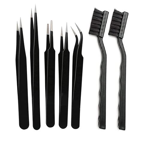 Vadda Bai ESD Safe Black Coated Multi-Purpose Straight, Curved and Flat ...