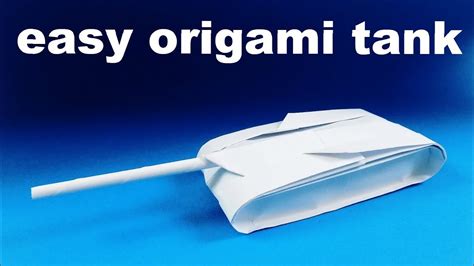 Image result for Easy Paper Tank Tutorial