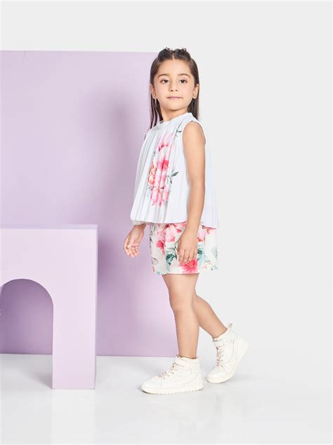 Girls Printed Shorts & Top 21212 – Peppermint
