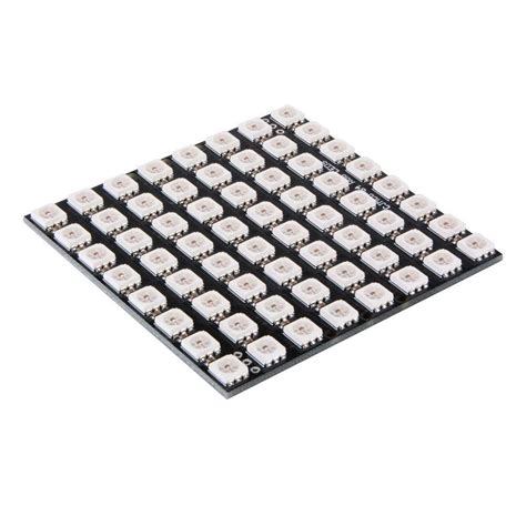 WS2812 64Bit 8x8 RGB LED Matrix Panel - Robocraze