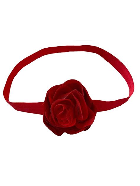 Red Rose Headband – A Little Fable