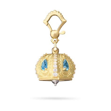 Paul Morelli Aquamarine & Diamond Raja Meditation Bell 11mm