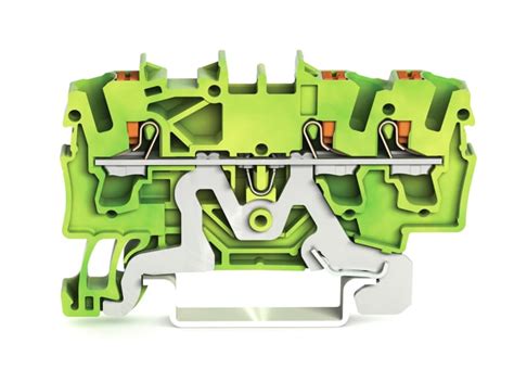 2202-1307 WAGO | WAGO 2202-1307 TOPJOB S, 2202 Series Green/Yellow, 2 ...