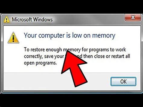 Image result for Computer Low On Memory