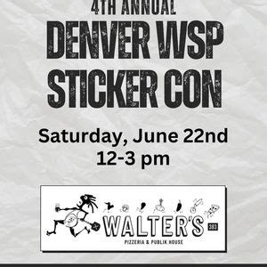 Red Rocks Sticker Con, 1906 Pearl Street, Denver, CO, 22 June 2024 ...