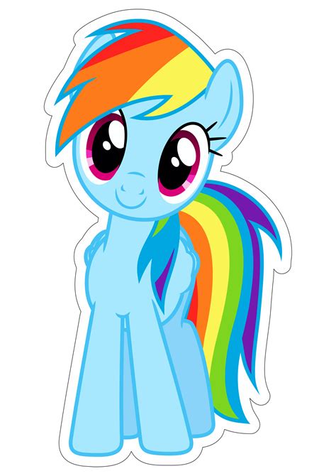 My Little Pony cavalinho azul arco-íris colorido png | Personagens my little pony, My little ...