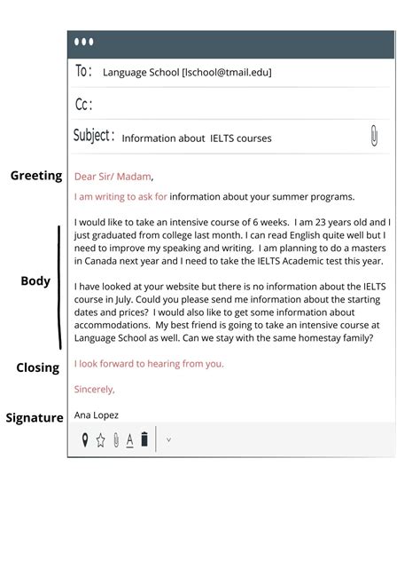 Image result for Email Format Grade 12