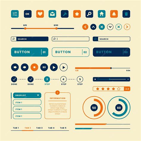 Flat Design Ui