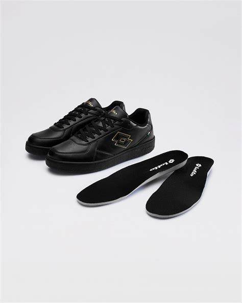 Men’s Autograph Nxt - Black Beauty-Gold Metallic Shoes | Lotto