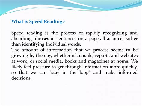 Image result for Speed Reading Demonstration