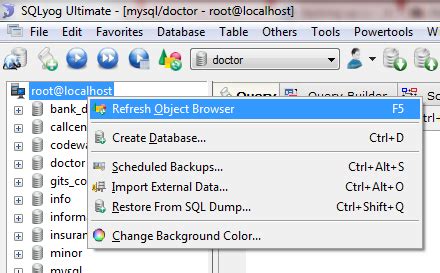 Image result for How to Create a MySQL Database Using SQLyog