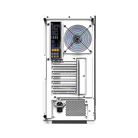 Defender ZX1 Mid-Tower Gaming Cabinet - White | Stylish & Efficient PC Case