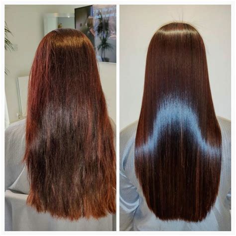 Brazilian Blowout Before And After Air Dry