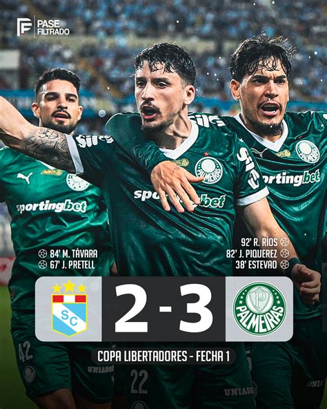 Sporting Cristal 2 Palmeiras 3 - Copa Libertadores 2025 - Fase Grupos ...