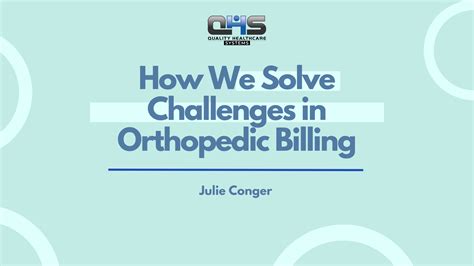 Orthopedic Billing Challenges, Core Elements, and How QHS Health ...