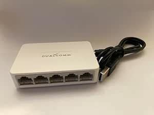 DualComm Mini 5-Port 10/100 Ethernet LAN Switch (USB Powered) - Buy ...