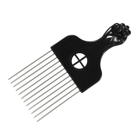 Vocoste Metal Hair Pick Metal African Hair Picks Afro Hair Pick Comb ...