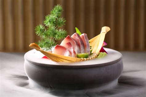 鰤鱼刺身,中国菜系,食品餐饮,摄影,汇图网www.huitu.com