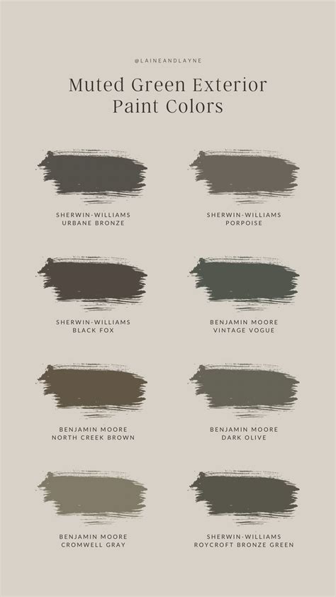 Muted Green Paint Colors We Are Loving & A First Look at Our Exterior ...
