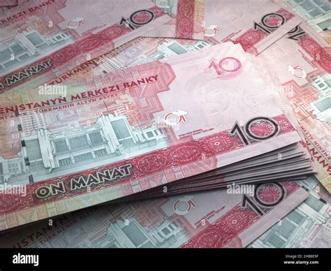 Money of Turkmenistan. Manat bills. TMT banknotes. 10 Turkmen. Business, finance, news ...
