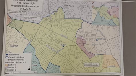 Henrico Public Schools changing Quioccasin redistricting plans