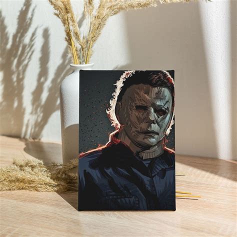Michael Myers Poster Canvas Painting Living Room Home Decorative ...