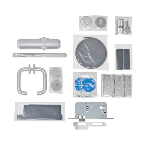 Buy Fire Rated Door Kit, Lockable, Euro Double, Lever Operated, Timber ...