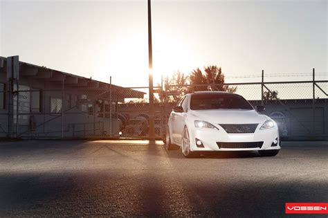 Performance Dual Exhaust and Vossen Custom Wheels on Lexus IS | CARiD ...