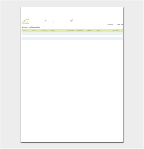 Image result for Address Mailing List
