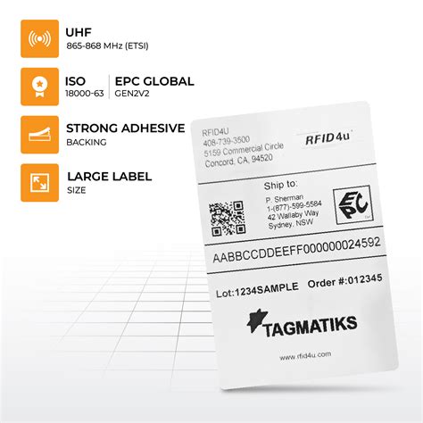 TagMatiks RFID Labels - RFID4U Store