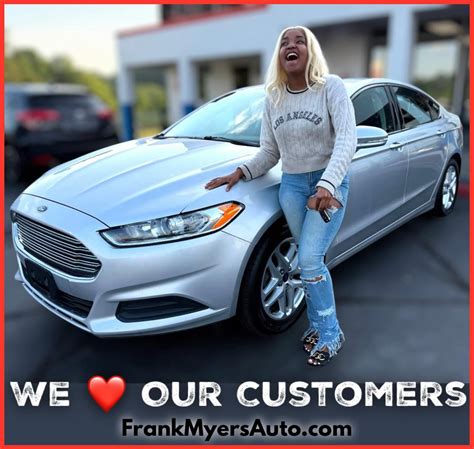 Frank Myers Auto Maxx | Alexis ️’s the nicer, newer #Ford Fusion that she bought from Tae at ...