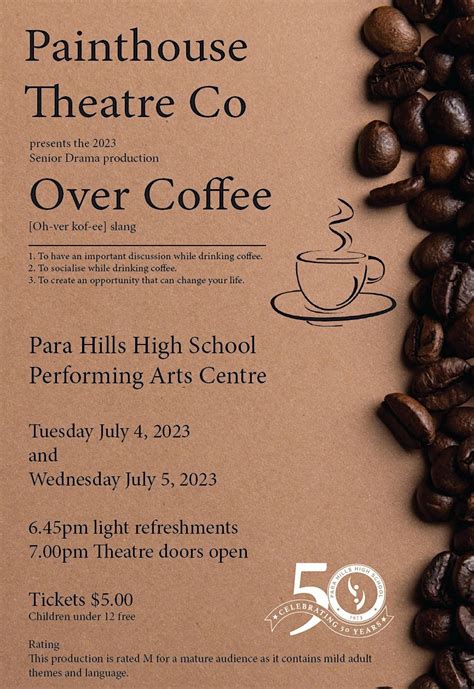 PHHS Painthouse Theatre Co 2023 Senior Drama Production Over Coffee ...