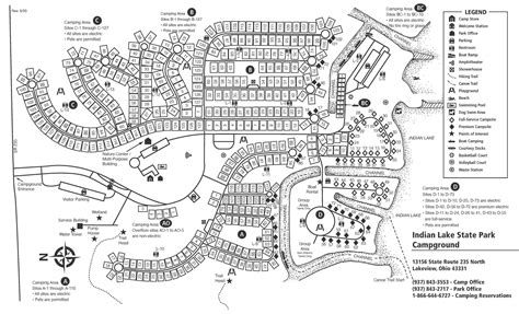 Indian Lake State Park Campground - Campsite Drivethru
