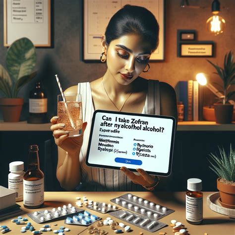 Can I Take Zofran After Drinking Alcohol? Expert Advice » MedicineBD.net