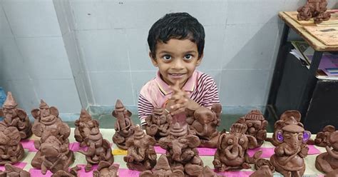 Differently-Abled Children Enjoy Eco-Friendly Ganesha Making With NMMC ...